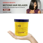 Express Beauty Hair Relaxer Motions Classic Formula Hair Relaxer (Super) Smooth & Silken - 15 oz (Pack of 2)