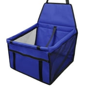 Automotive Car Pet Dog Front Booster Seat Carrier Protector Blue