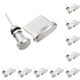 thumbnail image 2 of Tholdsy 2PCS / Set Reemplazo de enchufe de polvo para Tipo-C Puerto de carga Conector de auriculares Kit de enchufe de polvo USB Plata PC 1 10piezas, 2 of 4