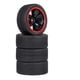 thumbnail image 2 of 4pcs 1/10 Neumlicos de Goma RC Carring Cart Neums para HSP Redcat Traxxas HPI RC DiáMetro de PiLaza de 65 mm, 2 of 7