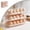 C, variant on Egg Holder for Fridge, 3 Tiers Egg Organizer, 30 Eggs Container for Kitchen Countertop and Refrigerator