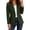 Green, variant on Women's Casual Long leeve Blazer Slim Fit Open Front Notched Lapel Button Work Office Suit Jacket with Pockets Yellow S