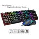 thumbnail image 2 of Juegos de teclado mecánico con cable retroiluminado con LED Rgb para juegos + juegos de ratón para PC y portátil, 2 of 5
