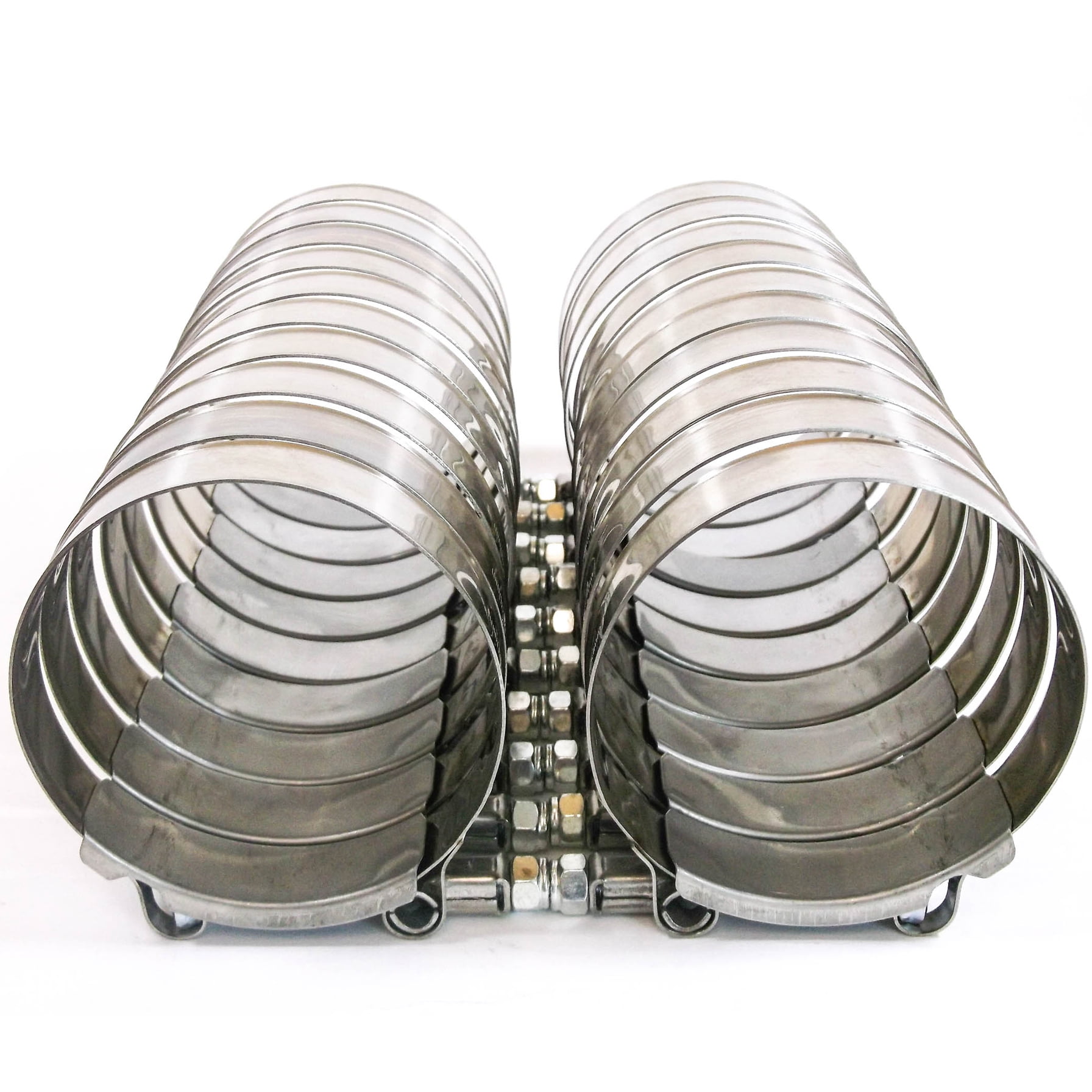 10x 304 Stainless Steel T-Bolt Clamps For Turbo/Silicone Hoses – 2.5" Size (64–74mm) – Premium Hose Clamps