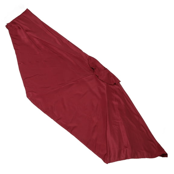 SWETRACE Sunshade Patio Umbrella Canopy Dark Red 1Set 90.6X90.6In