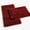 Burgundy-32"L x 20"W + 24"L x 16"W, variant on Teal Blue 2-Piece Bath Rug Set 32"L x 20"W + 24"L x 16"W Bathroom Use