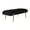 Black, variant on TOV Furniture Brno White Waived Velvet Bench with Gold Legs