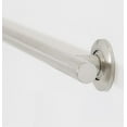 thumbnail image 2 of 12-inch Coronado Designer Straight Bathroom Shower Grab Bar, Satin Stainless Steel, Brushed Nickel, 2 of 5