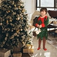 thumbnail image 4 of TAIAOJING Christmas Outfit 3Pcs Kids Boys Girls Christmas Set Belt Santa'S Helper Sequin Dress Xmas With Hat Stockings For Christmas Xmas Party Outfits 3-4 Years, 4 of 7