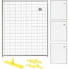 4 Panel Perimeter Patrol Kit, Silver Welded Wire
