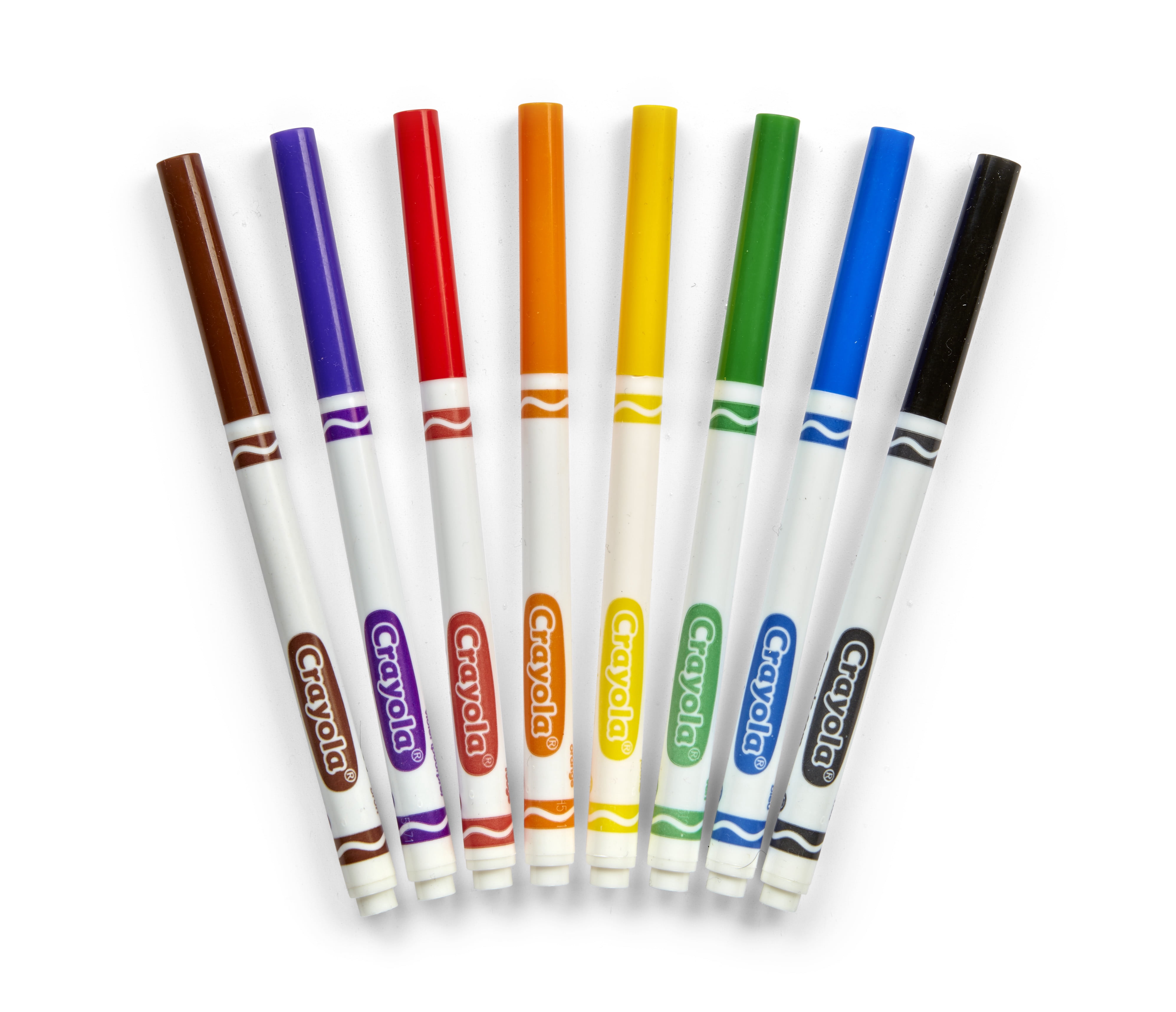 Crayola Classic Thin Line Marker Set, 8-Colors