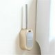 thumbnail image 1 of Juego de escobilla y soporte para inodoro montado en la pared Cepillo para inodoro de acero inoxidable dorado - Oro, 1 of 3
