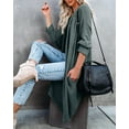 thumbnail image 4 of Sherrylily Women Cardigan Long Batwing Sleeve Open Front Knit Sweater Chunky Waffle Coat, 4 of 5