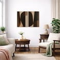 thumbnail image 4 of Canvas Print Geometric Abstract Wall Art Set of 2 Mid-Century Modern Decorative for Living Room Bedroom - 24"x36" x 2, 4 of 8