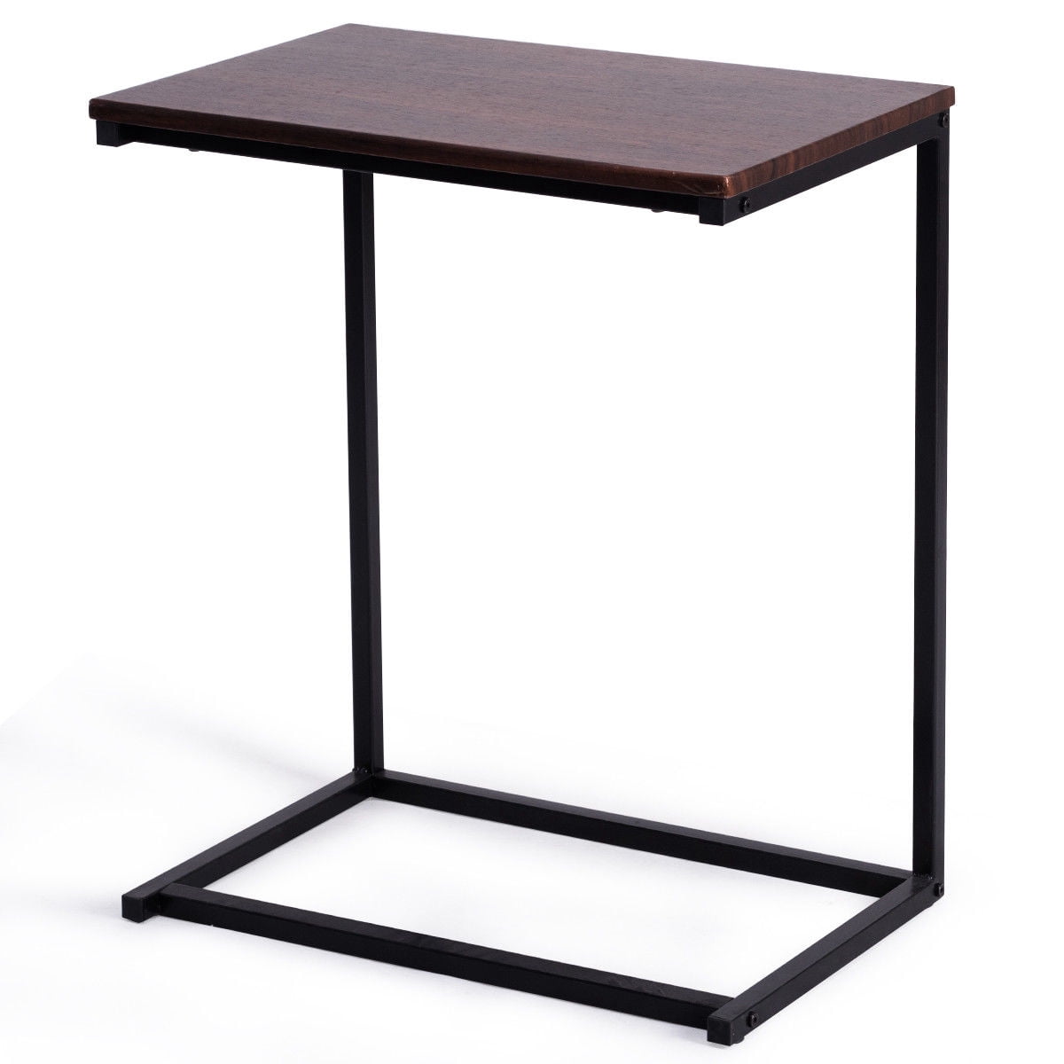 Gymax 26'' Laptop Holder Sofa Side End Table C Table Home Office Furniture