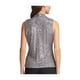 thumbnail image 2 of Calvin Klein Blusa sin mangas con lentejuelas para mujer, gris, grande Calvin Klein Sleeveless Top, 2 of 2