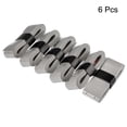 thumbnail image 2 of Unique Bargains 43.3' Non-Slip PU Tennis Racket Overgrip Tape Wraps with Hole Grey 6 Pack, 2 of 7