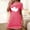 1- Hot Pink, variant on Nightgowns for Women Sleep Shirts Short Sleeve Nightshirt Pullover Nightdress Soft Sleepwear, 3- Yellow, X-Large