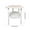 White, variant on Rolling Cart Side Table with Wheels, Mobile Storage Organizer for Living Room Bedroom, 2-Tier Rolling Snack Table Caddy with Curved Edge, Small Rolling Coffee Table End Table for Small Spaces