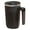 Black, variant on Self Stirring Mug,Automatic Stirring Coffee Cup With Temperature Display,Self Stirring Coffee Mug With Lid And Handle,Mixing Cup With Magnetic Stirrer,Portable Stirring Mugs For Coffee,Light Green