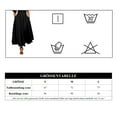 thumbnail image 4 of 1PCS high waist pleated skirt-black-L, 4 of 4