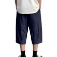 thumbnail image 6 of Mavick Sweatpants for Men Summer Sweat Shorts Elastic Waist Athletic Casual Drawstring Pocketed 3/4 Pants, 6 of 9