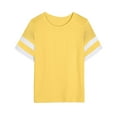 thumbnail image 5 of Otvok Womens Oversized Tees Loose T Shirts Half Sleeve Round Neck Color Block Tunic Tops, 5 of 6