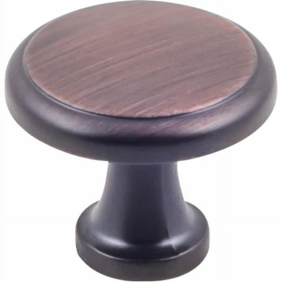 Hardware Resources K997BORB-4 Cabinet Knob 1.18 in. Oil Rubbed Bronze - Pack of 4