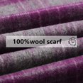 thumbnail image 5 of Wool Plaid Scarf for Women & Men – Lightweight & Warm, Soft Breathable Checkered Scarf, Classic Tartan Wrap for Winter (Multi-Color), 5 of 5