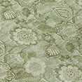 thumbnail image 2 of HomeRoots 626586 9 x 12 ft. Artichoke Green & Fern Green Floral Washable Transitional Indoor & Outdoor Rectangle Area Rug, 2 of 9
