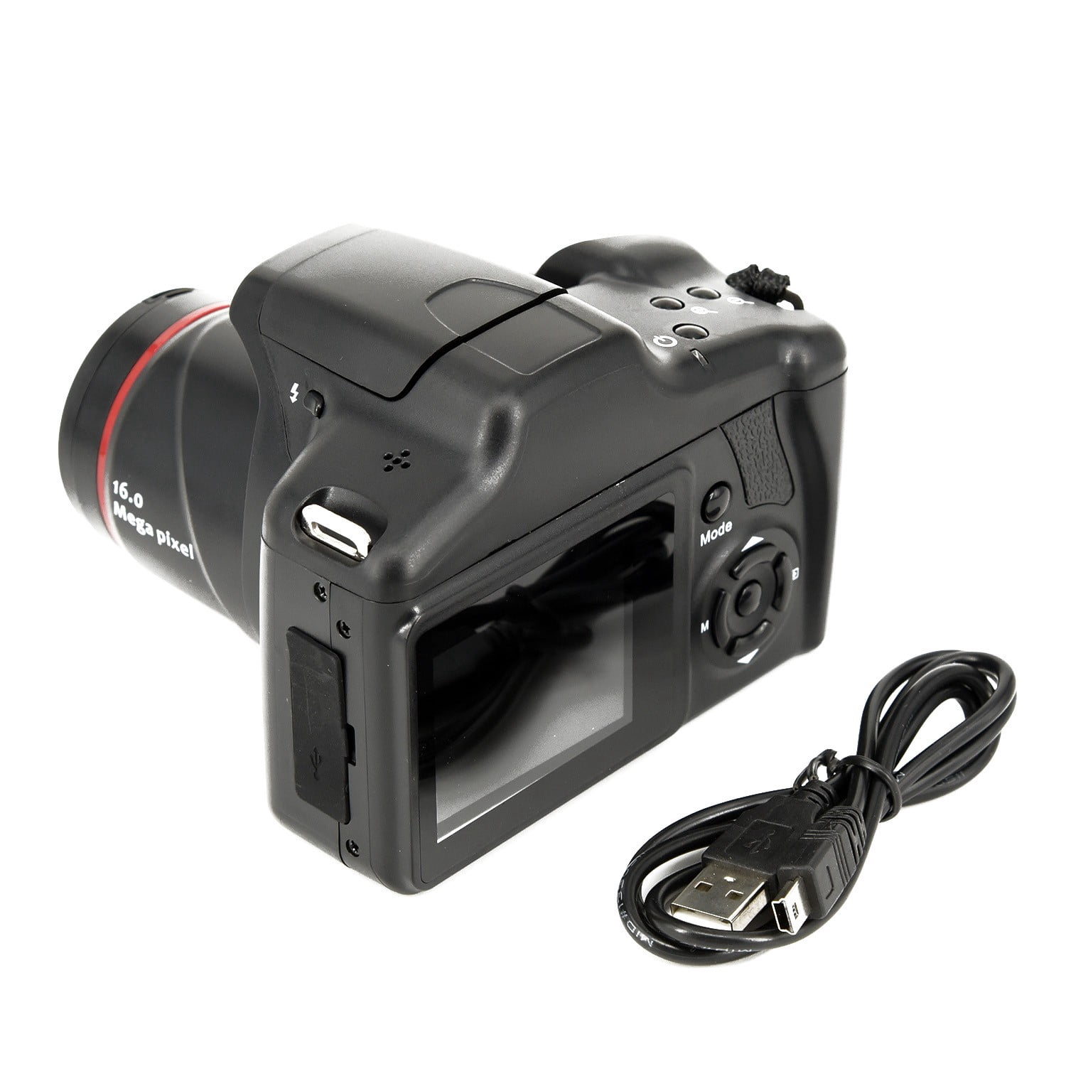 High Definition Slr Camera 16Mp 1080P 16X Zoom 2.4 inch Long-Focus Digital Camera Tft Screen Anti-Shake Digital Slr Camera by RichLink