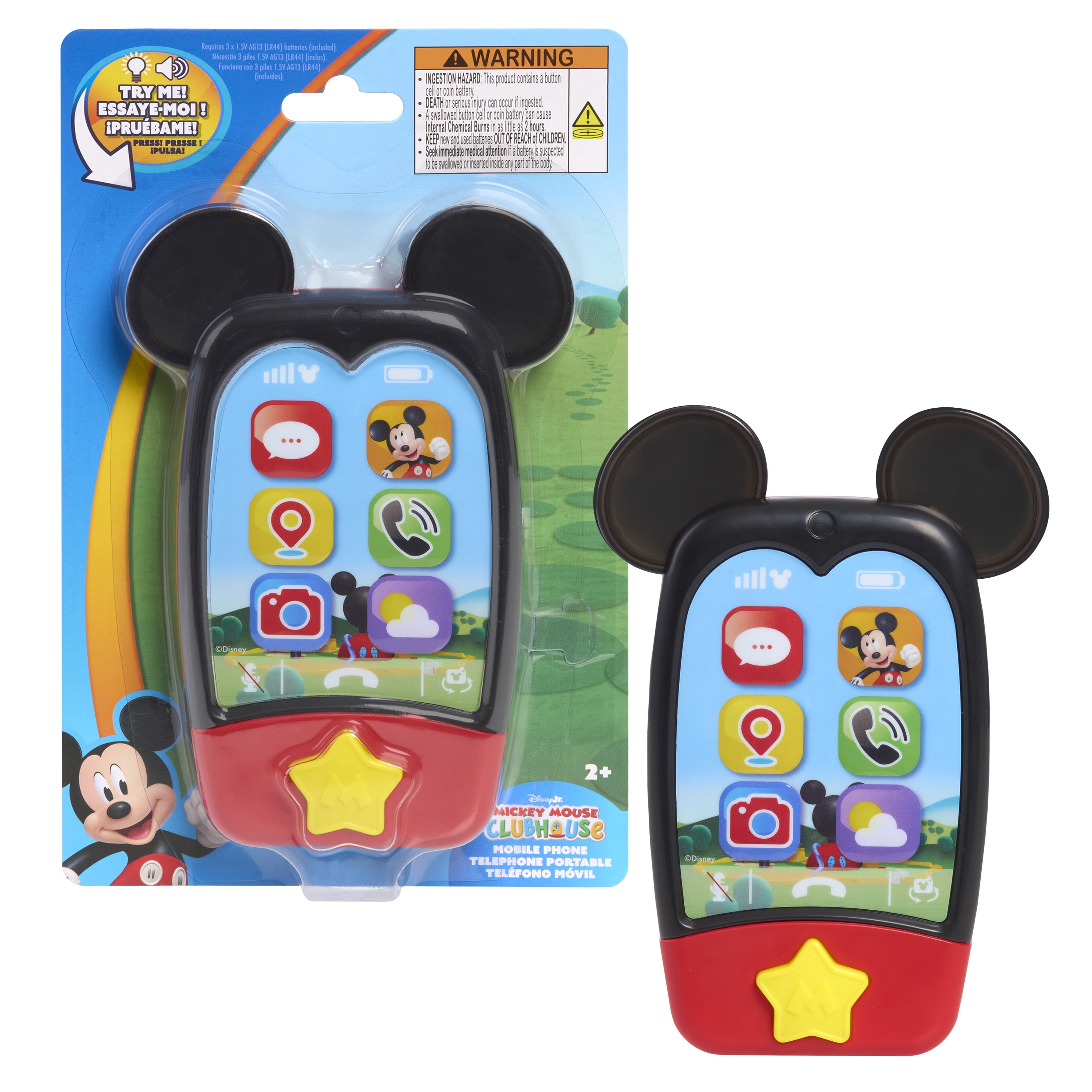 Disney Junior Mickey Mouse Funhouse Mobile Phone - Kids Play Toy