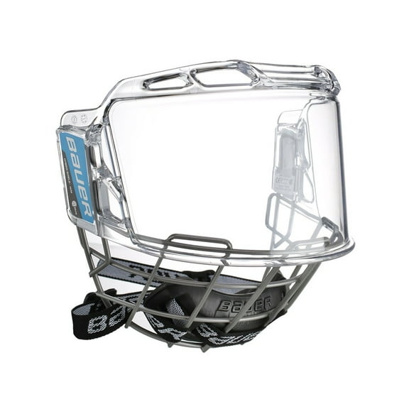Bauer Ice Hockey Helmet Face Mask HYBRID SHIELD, w/ Mounting Hardware, Small, Certified