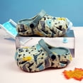 thumbnail image 2 of JUMEYU Kids Slippers Boys Kids Slippers Boys Girls Shower Slippers Slip On Slide Sandals Non-Slip Summer Beach Pool Shoes Size 1.5 (Blue,Big Kids 1.5), 2 of 6