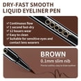 thumbnail image 6 of Docolor Ultra-Pigmented & Waterproof Liquid Eyeliner, Brown, 6 of 9