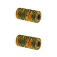thumbnail image 4 of Justharion 150D 1mm Rainbow Color Flat Waxed Thread Leather Stitching Sewing Craft Style A 2Set, 4 of 6