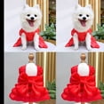 thumbnail image 6 of Wedding Bow Dress for Small Dogs and Cats, 55 cm, Red, 6 of 8