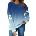 thumbnail image 2 of Black*Friday Chaoheng Women's Fashion Hoodies & Sweatshirts Women's Halloween Print Crewneck Sweatshirt,Drop Shoulder Long Sleeve Casual Pullover Womens Fall Clothes on Sale, 2 of 4