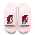 thumbnail image 2 of Unisex ISlide Pink Portland Trail Blazers Primary Motive Slide Sandals, 2 of 5