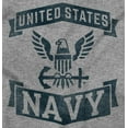 thumbnail image 2 of United States Navy Eagle Anchor Logo Unisex Plus Size Zip Hoodie Brisco Brands 2X, 2 of 5
