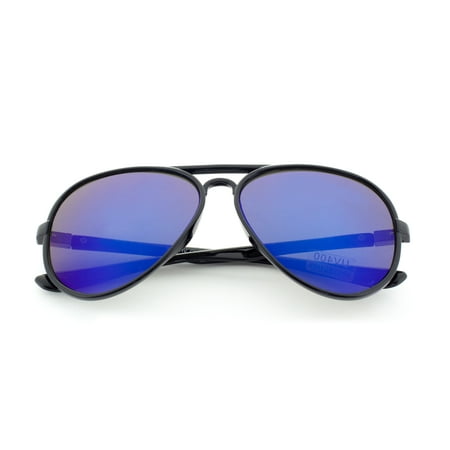 MLC EYEWEAR Adrenaline Plus+ Sport Aviator Reflective Lens Sunglasses Tri-layer UV400