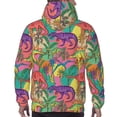thumbnail image 7 of Lsque Colorful Dinosaur Pattern Casual Men's Hoodie,Hooded Sweatshirt with Kangaroo Pocket,Pullover Hoodie-4X-Large, 7 of 7