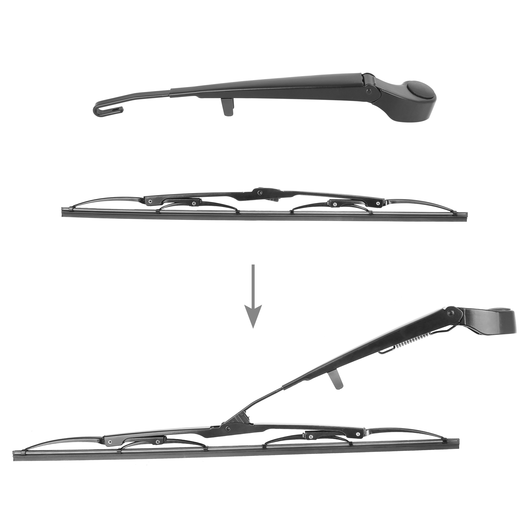 Rear Window Wiper Arm With Blade For BMW X5 E53 (1999-2006) - 450mm, Bayonet