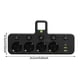 thumbnail image 3 of Adaptador de corriente europeo con puertos de carga USB. Enchufe de viaje universal para uso internacional, 3 of 8