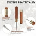 thumbnail image 5 of Stainless Steel Ice Pick with Wooden Handle and Sheath Kitchen Tool (Black), 5 of 5
