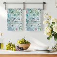 thumbnail image 3 of Teal Blue Coastal Kitchen Towels Set of 4, Nautical Starfish Shells Ocean Sea Absorbent Dish Towels for Kitchen, Microfiber Hand Towel, Quick Drying Tea Towel for Cleaning Decorative Dishcloths, 3 of 7