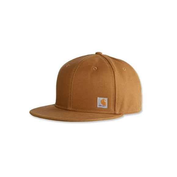 Gorra Carhartt Firm Duck de ala plana para hombre Carhartt Brown