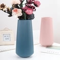 thumbnail image 5 of Plastic Flower Vase Modern Decorative Flower Vase for Home Living Room Table Decor, 5 of 5
