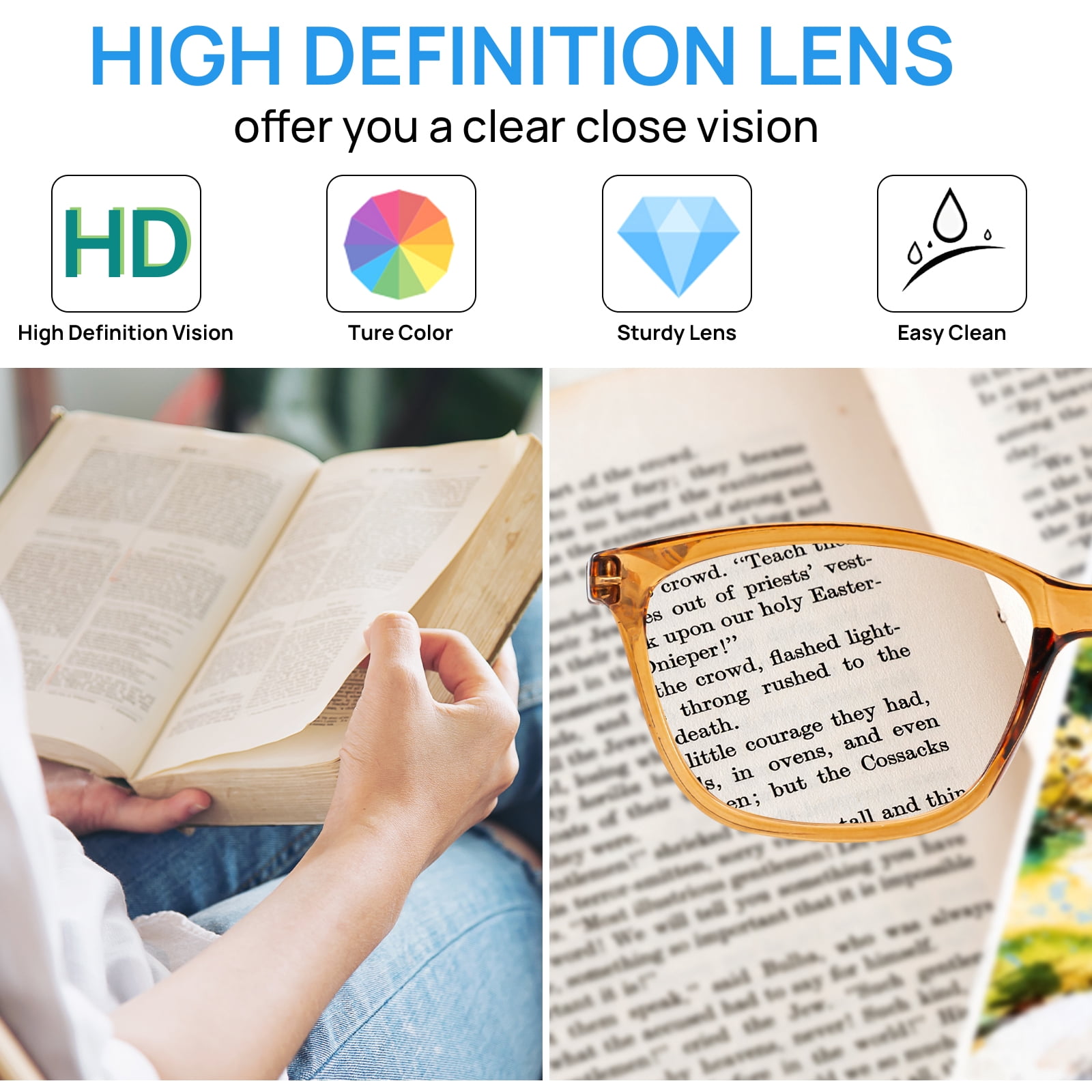 WEMOOTANTS 3 Packs Reading Glasses 2.5 for Women Square Brown Readers with Yellow and Black Check Temples 1.0 1.25 1.50 1.75 2.0 2.25 2.50 2.75 3.0 3.5 4.0 5.00 6.00