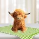 thumbnail image 3 of Peluche Vaca de las Tierras Altas de color marrón natural con sonido de mugido - 25 cm, 3 of 3